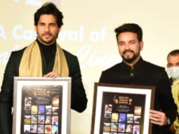 Sidharth Malhotra meets I&B Minister Anurag Thakur at the 1st Himalayam Film Festival during the screening of Shershaah