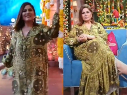 The Kapil Sharma Show: Archana Purana Singh walks in grace around the sets in an olive green dress 