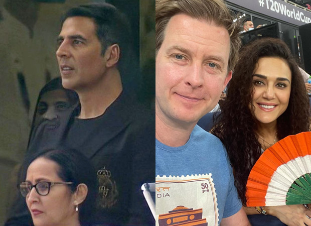 Akshay Kumar, Preity Zinta mark their presence at India vs Pakistan T20 World Cup