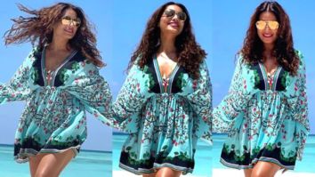 Bipasha Basu stuns in a boho drape worth Rs. 12,900 for her Maldivian vacay with Karan Singh Grover!