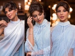 Jacqueline Fernandez and white saree make for the perfect combination
