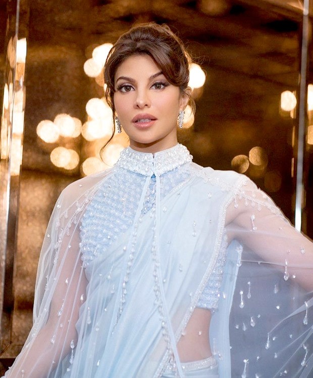 Jacqueline Fernandez and white saree make for the perfect combination