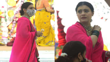 Kajol gets emotional after meeting her uncles during the Durga Puja festivities