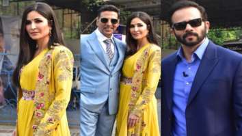 Katrina Kaif goes desi while Akshay Kumar opts for a three-piece suit as they promote Sooryavanshi on KBC