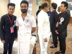 Manoj Bajpayee shares photos from the 67th National Film Awards with Rajinikanth and Dhanush