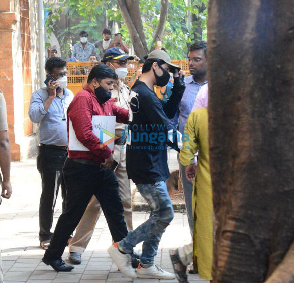 Photos: Aryan Khan snapped at NCB office in drug bust case Photos: Aryan Khan snapped at NCB office in drug bust case
