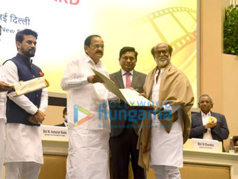 Photos: Rajinikanth, Manoj Bajpayee, Kangana Ranaut, Dhanush and others snapped in Delhi for National Awards 2021 ceremony