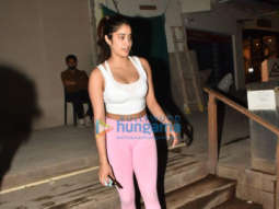 Photos: Janhvi Kapoor spotted at a gym in Bandra