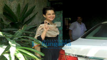 Photos: Kangana Ranaut snapped at her office in Bandra