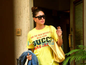 Photos: Kareena Kapoor Khan, Taimur Ali Khan and Jehangir Ali Khan snapped while leaving for the airport