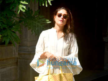 Photos: Kareena Kapoor Khan spotted at her father Randhir Kapoor's house