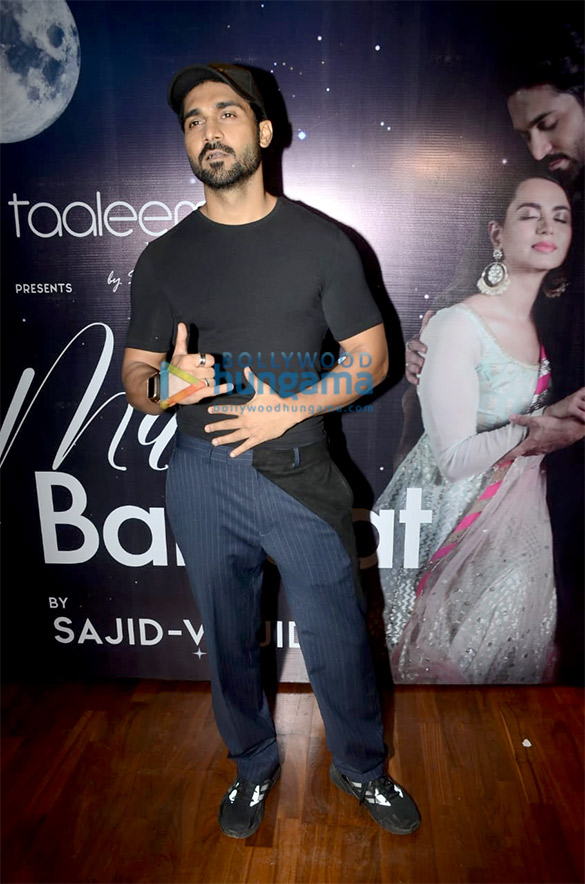 photos salman yusuff khan and soundarya sharma grace the launch of sajid alis new single mast barsaat 1