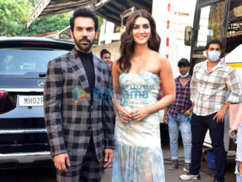 Photos: The Kapil Sharma Show Kriti Sanon and Rajkummar Rao snapped during Hum Do Hamare Do promotions