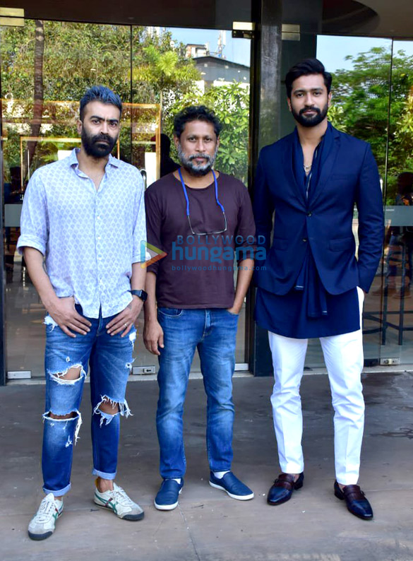 Photos: Vicky Kaushal, Shoojit Sircar and Ronnie Lahiri snapped while promoting Sardar Udham Photos: Vicky Kaushal, Shoojit Sircar and Ronnie Lahiri snapped while promoting Sardar Udham