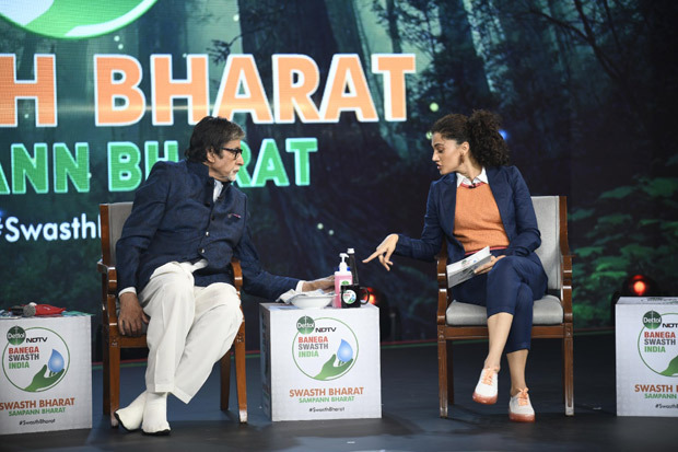 Rohit Shetty, Taapsee Pannu and many notable guests join campaign ambassador Amitabh Bachchan for Swasth India campaign