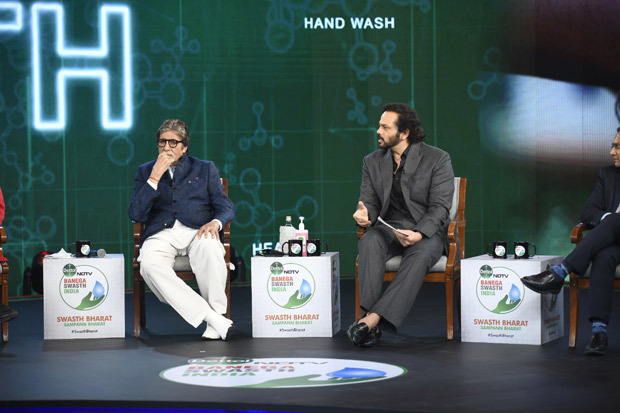 Rohit Shetty, Taapsee Pannu and many notable guests join campaign ambassador Amitabh Bachchan for Swasth India campaign
