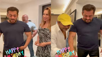 Salman Khan and Sajid Khan celebrate late Wajid Khan’s birthday, cuts cake along with Lulia Vantur
