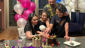 Sanjay Dutt and Maanayata Dutt celebrate the birthday of their twins Shahraan and Iqra, see pictures 