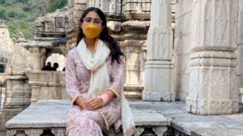 Sara Ali Khan pays a visit to a temple during her trip to Udaipur