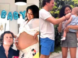 Shriya Saran surprises fans after posting adorable video of her baby girl; Lara Dutta, Kubbra Sait and others congratulate the couple