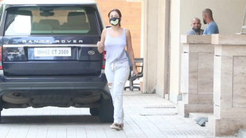 Snapped: Malaika Arora at house of Amrita Arora in Bandra, Mumbai