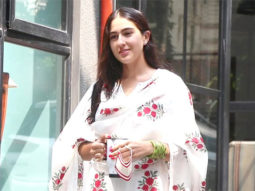 Snapped: Sara Ali Khan at the office of Maddock films in Khar, Mumbai