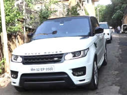 Spotted: Shah Rukh Khan exiting Mannat