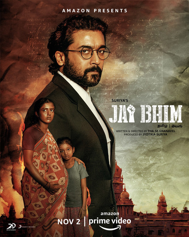Suriya starrer Jai Bhim to premiere on November 2 on Amazon Prime Video Suriya starrer Jai Bhim to premiere on November 2 on Amazon Prime Video