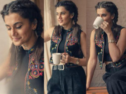 Taapsee Pannu makes a boho appearance in a gorgeous embroidered jacket worth Rs. 13,500