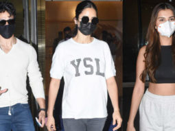 Spotted: Tiger Shroff, Katrina Kaif, Tara Sutaria, Suniel Shetty and Sonu Sood at Mumbai Airport