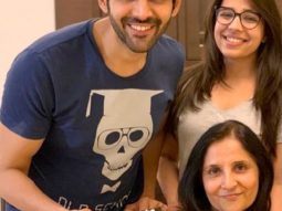 Kartik Aaryan posts an adorable picture with his mother and sister