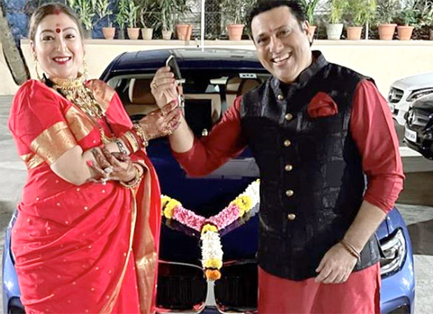Govinda gifts his wife Sunita Ahuja a luxury car on Karwa Chauth; says, “Measure my love with this small gift today”