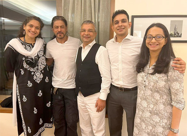 Shah Rukh Khan is all smiles after Aryan Khan gets bail as he poses with the legal team that represented his son