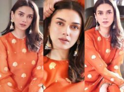 Aditi Rao Hydari is an orange wonder in a Raw Mango suit worth Rs. 52,600