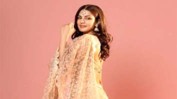 Rhea Chakraborty adds colour and glamour at Anushka Ranjan and Aditya Seal’s wedding with her outfits