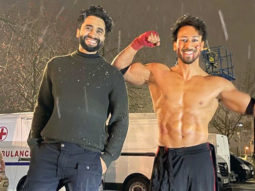 Tiger Shroff goes shirtless in sub zero temperature on the sets of Ganapath; Jackky Bhagnani calls him Hero No. 1