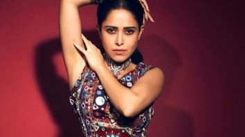 Chhorii star Nushrratt Bharuccha stuns in a multi-coloured dhoti skirt set