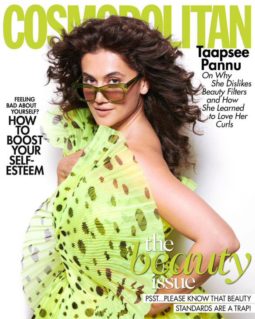 Taapsee Pannu On The Covers Of Cosmopolitan