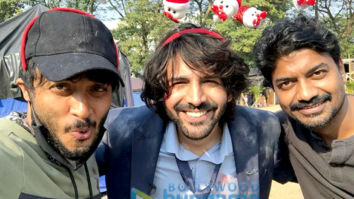 On The Sets From The Movie Dhamaka