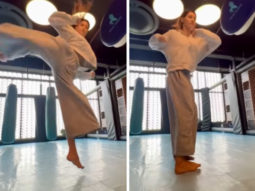 Disha Patani shares a video of her practicing a cheat 900 kick with perfection, watch