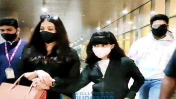 Photos: Abhishek Bachchan, Aishwarya Rai Bachchan and Aaradhya Bachchan snapped at the airport