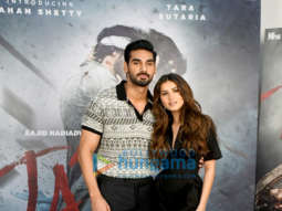 Photos: Ahan Shetty and Tara Sutaria snapped promoting their film Tadap