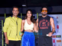 Photos: Ayushmann Khurrana, Vaani Kapoor and Abhishek Kapoor snapped during the promotions of Chandigarh Kare Aashiqui