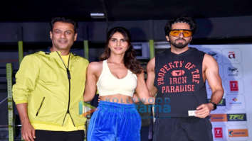 Photos: Ayushmann Khurrana, Vaani Kapoor and Abhishek Kapoor snapped during the promotions of Chandigarh Kare Aashiqui