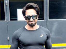 Photos: Ayushmann Khurrana snapped in Juhu for Chandigarh Kare Aashiqui promotions
