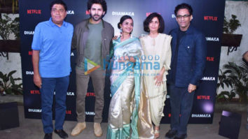 Photos: Celebs grace the screening of Dhamaka