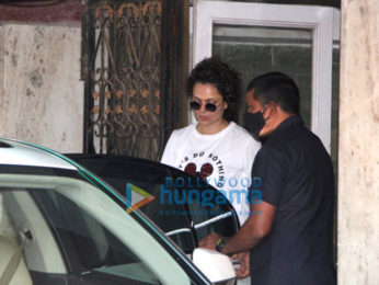 Photos: Kangana Ranaut spotted outside pilates studio