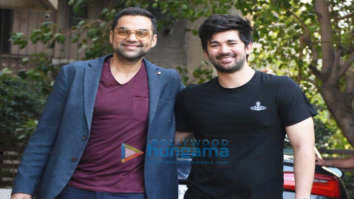 Photos: Karan Deol spotted with his uncle Abhay Deol for the promotion for their film Velle