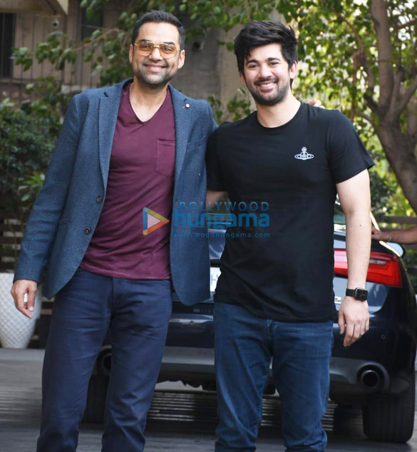 Photos: Karan Deol spotted with his uncle Abhay Deol for the promotion for their film Velle Photos: Karan Deol spotted with his uncle Abhay Deol for the promotion for their film Velle