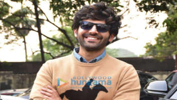 Photos: Kartik Aaryan and Mrunal Thakur snapped promoting their film Dhamaka